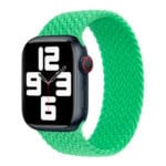 Apple Strap Apple Watch 3K435Zm/A Braided Solo Loop SE/11/10/9/8/7/6/5/4/3/Ultra 1/2/3 (44/45/46/49mm) Size 5 Bright Green Original Seal