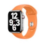 Apple Strap Apple Watch Mkux3Am/A Sport Band SE/11/10/9/8/7/6/5/4/3/Ultra 1/2/3 (44/45/46/49mm) Marigold Original Seal
