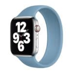 Apple Strap Apple Watch Solo Loop Myxd2Zm/A SE/11/10/9/8/7/6/5/4/3/Ultra 1/2/3 (44/45/46/49mm) Size 4 Northrn Blue Original Seal