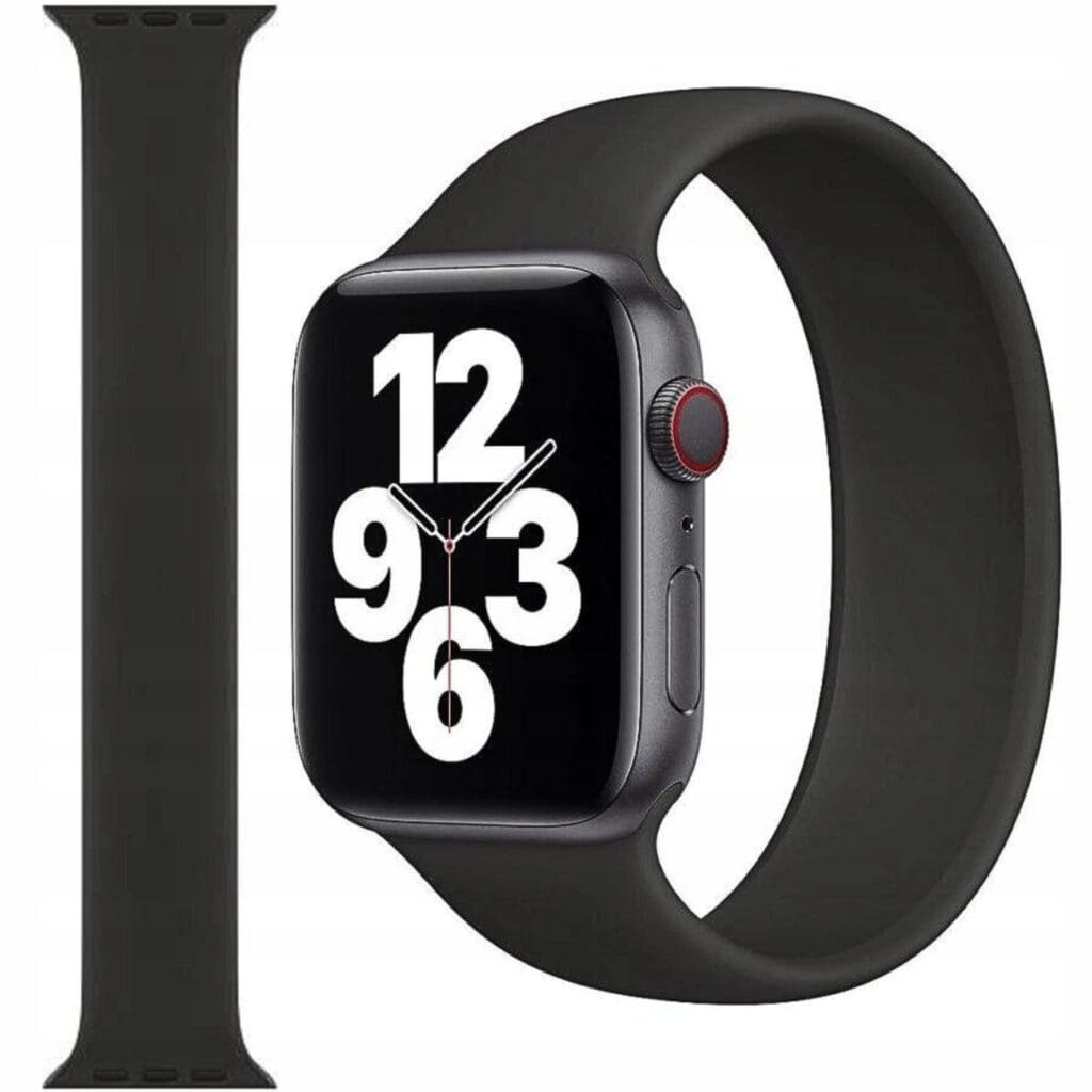 Apple Strap Apple Watch Solo Loop SE/11/10/9/8/7/6/5/4/3 (42/41/40/38mm) Size 4 Black Original Seal