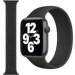 Apple Strap Apple Watch Solo Loop SE/11/10/9/8/7/6/5/4/3/Ultra 1/2/3 (44/45/46/49mm) Size 10 Black Original Seal