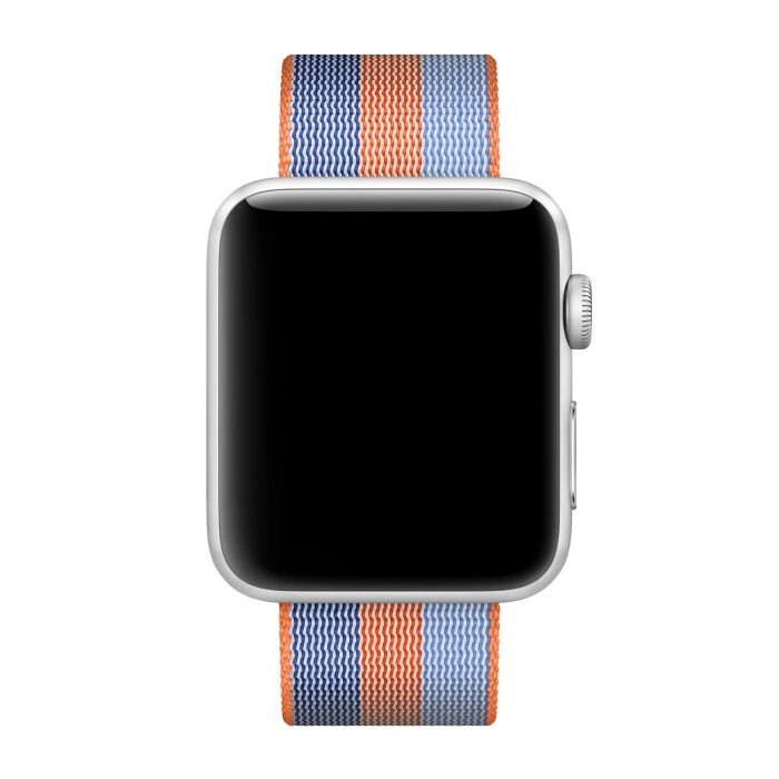 Apple Woven Nylon Apple Watch Mpw22Zm/A SE/11/10/9/8/7/6/5/4/3/Ultra 1/2/3 (44/45/46/49mm) Orange Original Seal