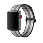 Apple Woven Nylon Apple Watch Mqvr23Zm/A SE/11/10/9/8/7/6/5/4/3 (42/41/40/38mm) Black Original Seal