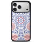 Blue Red Ornaments iPhone 17 Pro Tok