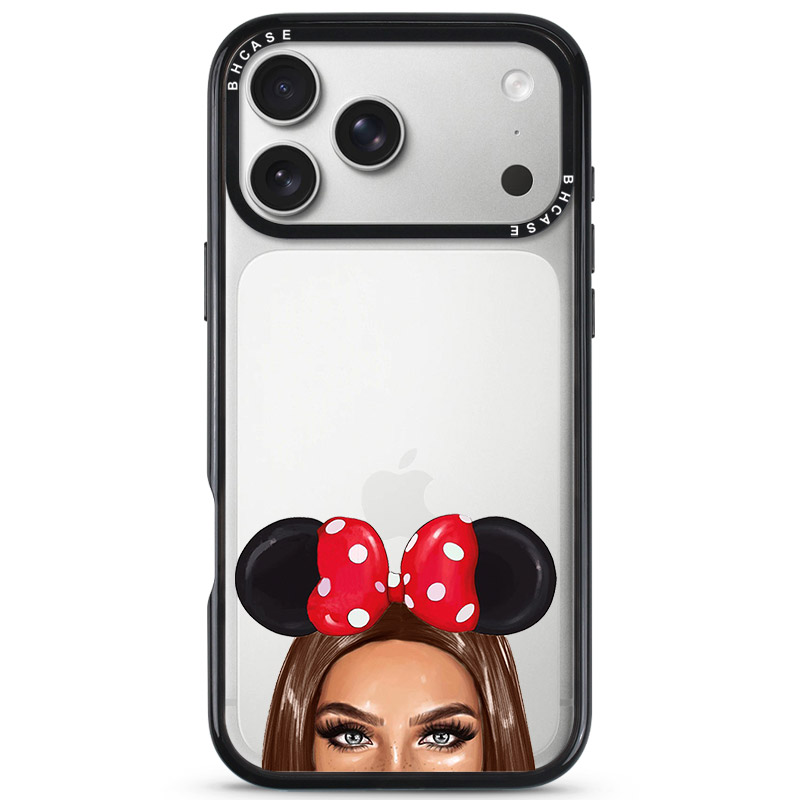 Brunette Girl With Ribbon iPhone 17 Pro Tok