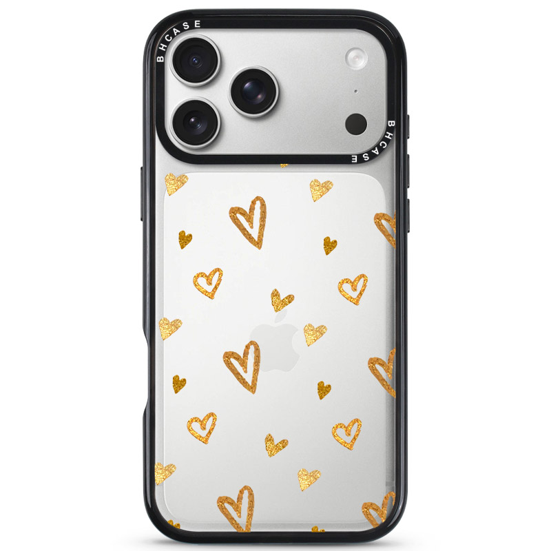 Golden Hearts iPhone 17 Pro Tok