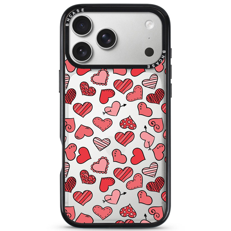 Hearts Red iPhone 17 Pro Tok