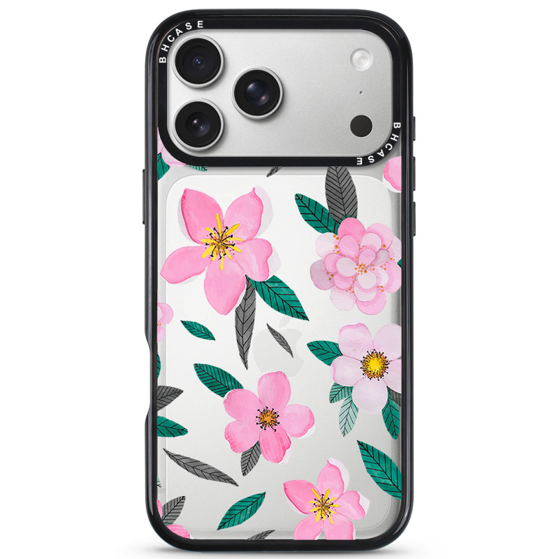 Pink Floral iPhone 17 Pro Tok