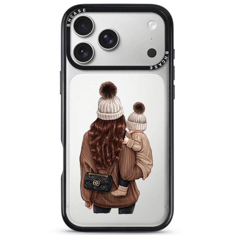 Warm Wishes Mom Brown Hair iPhone 17 Pro Tok