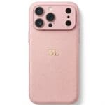 BHcase Camera Leather Monogram Pink iPhone 17 Pro Max Tok