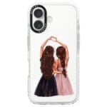 Besties Brown Hair iPhone 16 Plus Tok - Image 2