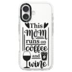 Mom Coffee Wine iPhone 16 Tok - Image 2