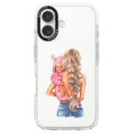 Mother Blonde With Girl iPhone 16 Tok - Image 2