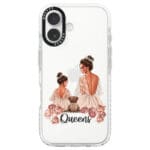 Queens Brown Hair iPhone 16 Plus Tok - Image 2