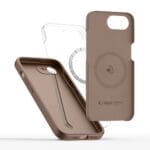 Tech-Protect Silicone MagSafe Chocolate Brown iPhone 17e / 16 e Tok