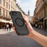 Tech-Protect Magrack MagSafe iPhone 16e / 17 e Matte Black Tok