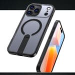 Hybrid Armor X With MagSafe Compatible Stand Black iPhone 17 Pro Tok