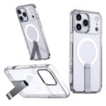 Hybrid Armor X With Stand , Compatible With MagSafe Transparent iPhone 17 Pro Tok