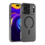 Magnetic Abrasive Compatible With MagSafe Matte Black iPhone 17 Pro Tok