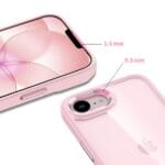 Tech-Protect Magmat Soft Pink / Clear iPhone 17e / 16 e Tok
