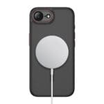 Tech-Protect Magcam MagSafe iPhone 16e / 17 e Matte Black / Red Tok