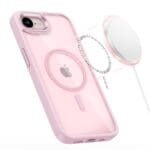 Tech-Protect Magmat MagSafe Soft Pink / Clear iPhone 17e / 16 e Tok