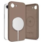 Tech-Protect Silicone MagSafe Chocolate Brown iPhone 17e / 16 e Tok