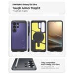 Spigen Tough Armor Mag MagSafe Galaxy S 26 Ultra Ash Violet Tok