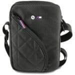 Bag BMW Carbon Pockets & Metal Logo 8" Black