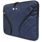Bag BMW Nylon Pockets & Metal Logo Sleeve 16" Navy