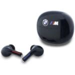 Bluetooth TWS Earphones BMW Printed Logo Navy Blue