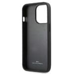 BMW BMHCP13LRSPPK Black Hardcase Leather Curve Perforate iPhone 13/13 Pro Tok