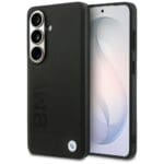 BMW Leather Hot Stamp MagSafe Plus Black Samsung Galaxy S26 Tok