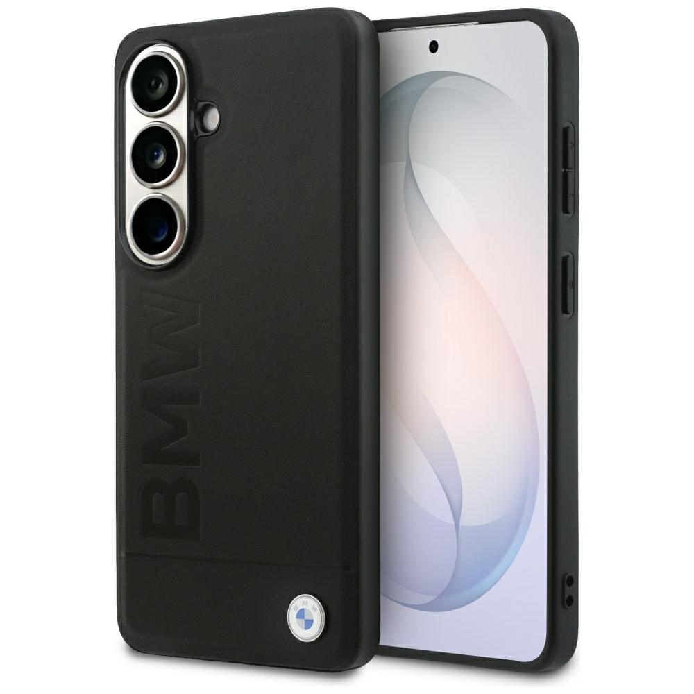 BMW Leather Hot Stamp MagSafe Plus Black Samsung Galaxy S26 Tok