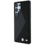 BMW Leather Oversized Stripes MagSafe Black Samsung Galaxy S25 Ultra Tok