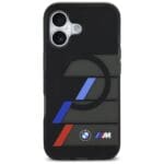 BMW M IML Metal Buttons Tricolor Lines MagSafe Black iPhone 17 Tok