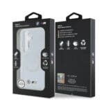 BMW M IML Metal Logo Magnetic Transparent Samsung Galaxy S26 Tok