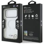 BMW M IML Shockproof Metal Logos MagSafe Transparent iPhone 17 Pro Tok