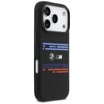 BMW M Silicon Horizontal Line MagSafe Black iPhone 17 Pro Tok
