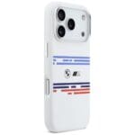 BMW M Silicon Horizontal Line MagSafe White iPhone 17 Pro Tok