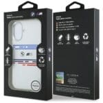 BMW M Silicon Horizontal Line MagSafe White iPhone 17 Tok