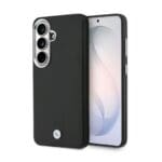 BMW Signature PU Leather Metal Logo Magnetic Black Samsung Galaxy S26 Plus Tok