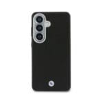 BMW Signature PU Leather Metal Logo Magnetic Black Samsung Galaxy S26 Plus Tok