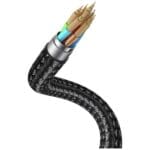 Cable Usams Huan Series SJ754 72W USB-C to USB-C + USB-C + wireless charger watch tarnish