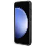 DKNY DKHCMPRTHSLK S926 Black Hardcase Leather Mono Stripe & Metal Logo Samsung Galaxy S24 Plus Tok