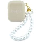 Earphones TWS Guess Pearl Strap Beige