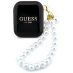 Earphones TWS Guess Pearl Strap Black