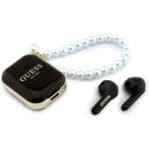 Earphones TWS Guess Pearl Strap Black
