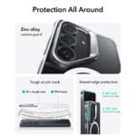 ESR Classic Hybrid Kickstand MagSafe Clear Samsung Galaxy S26 Plus Tok