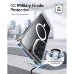 ESR Classic Hybrid Kickstand MagSafe Clear Samsung Galaxy S26 Tok